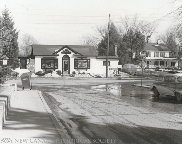 Downtown New Canaan in the 1960s 